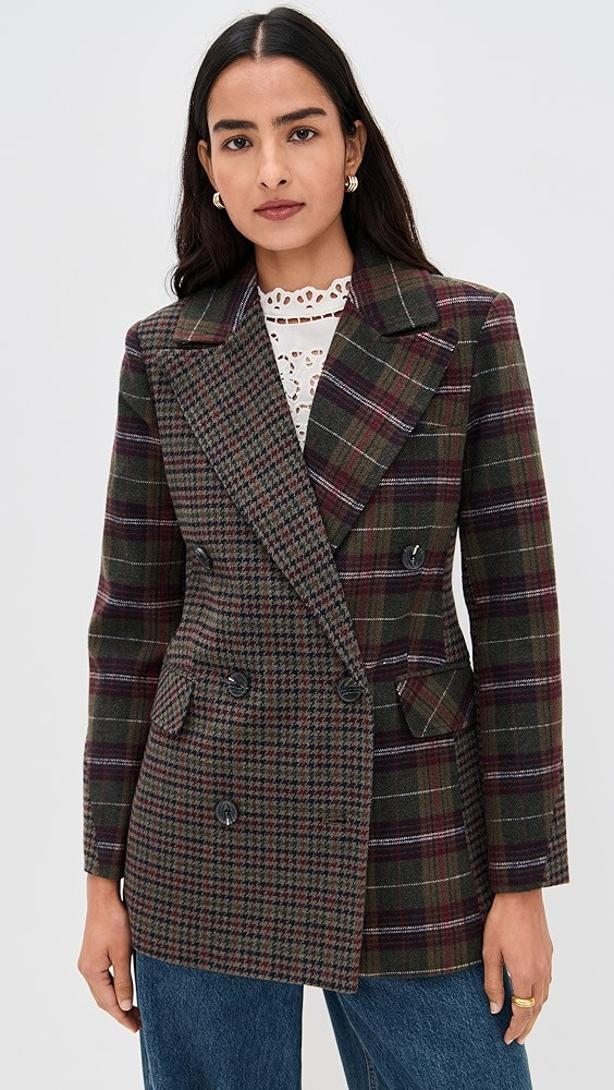 Combo Collar Hourglass Blazer | Shopbop