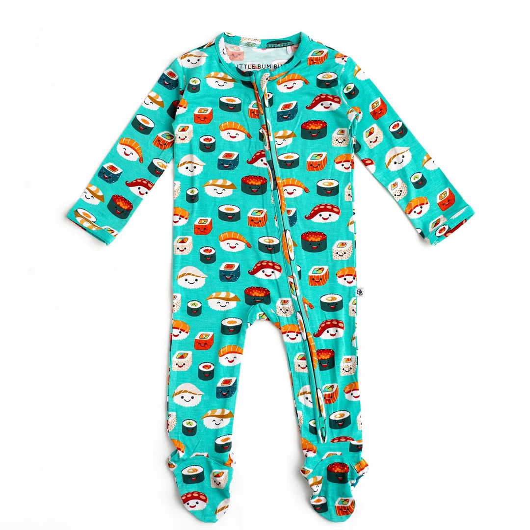 Rice and Shine Footie | Bums & Roses