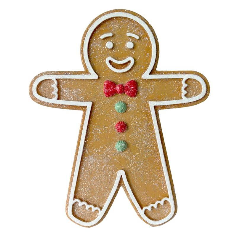 Gingerbread Boy Wall Decor, 9" | At Home