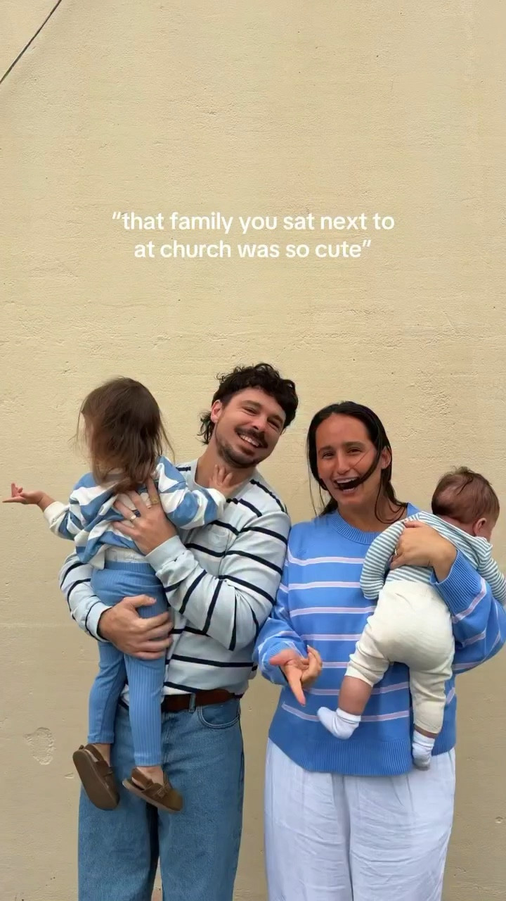 we actually met sitting next to eachother at church years ago 🥹

#LTKgrwm #LTKmomlife #LTKootd