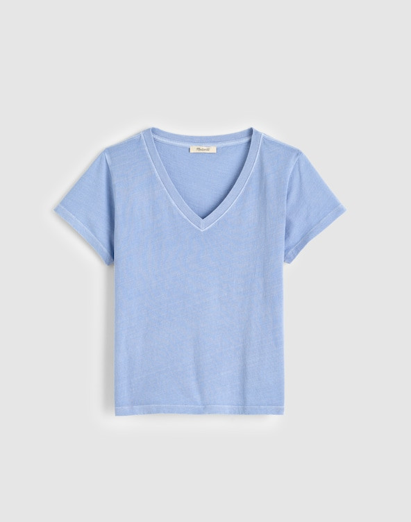 The Relaxed V-Neck Tee in Vintage Jersey | Madewell
