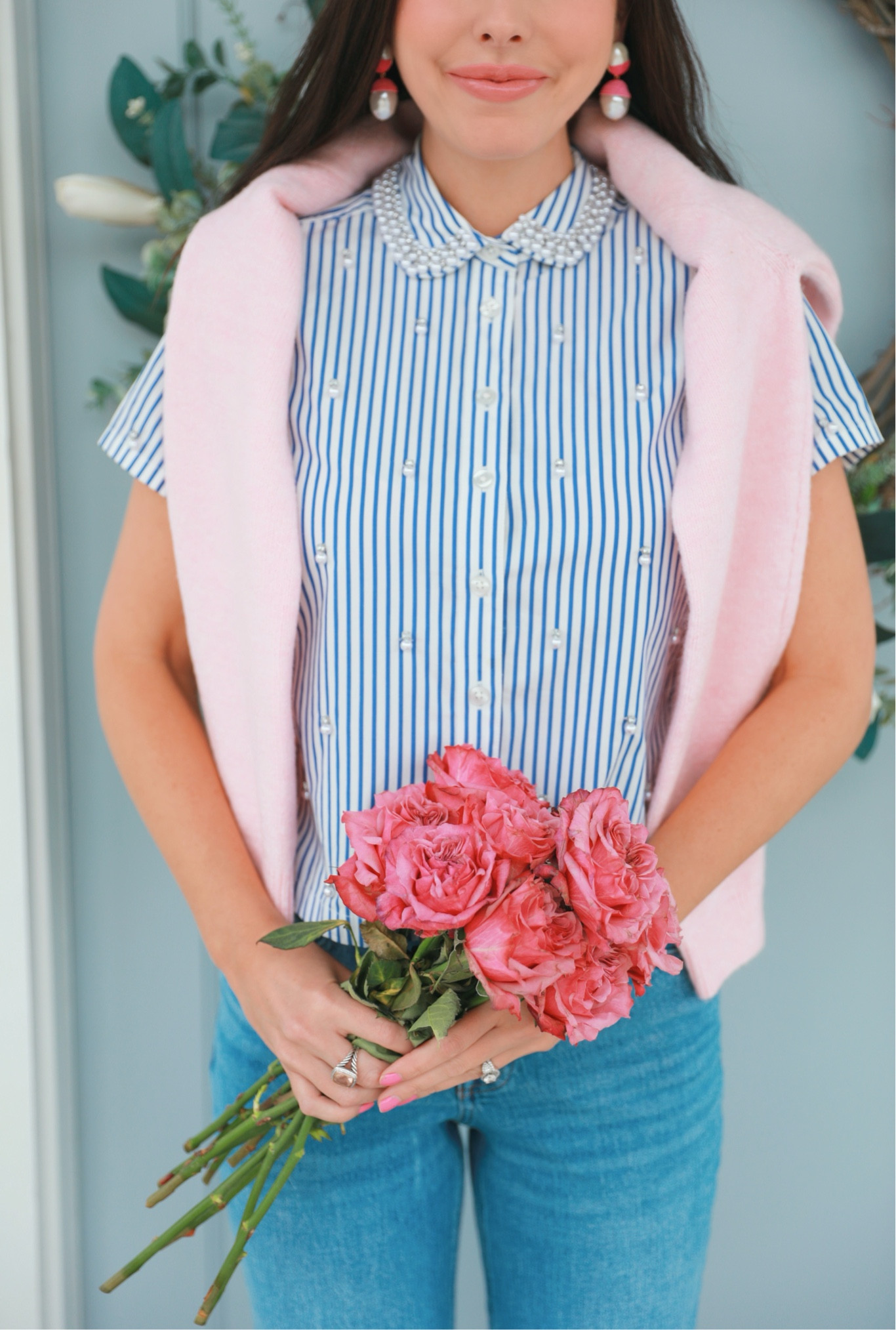 Coastal preppy summer style, Barbie pink, blue and white, summer blues, Nantucket, cape cod, coastal grandmother style, grand millennial 

#LTKSeasonal #LTKstyletip #LTKtravel