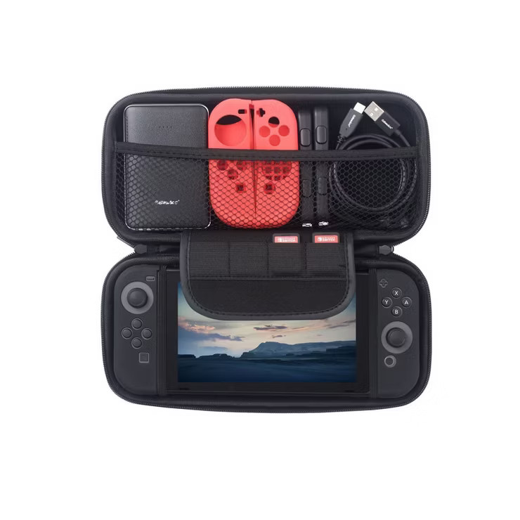 Insten Carrying Case with 4 Game Card Holder Slots for Nintendo Switch & OLED Model, Controllers ... | Target