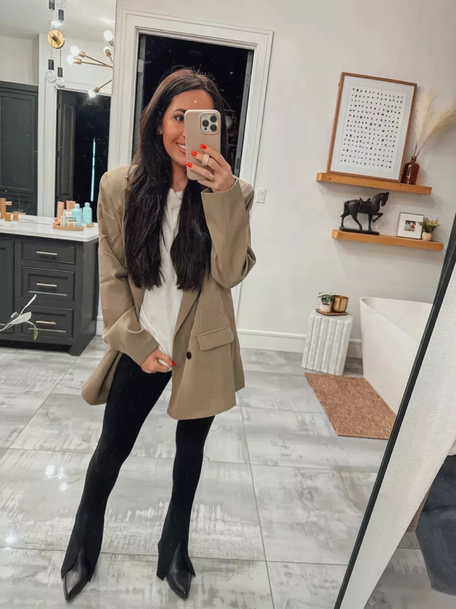 Work OOTD - workwear - work outfit idea - outfit inspo for work - blazer outfit - work meetings Size up in the top

#LTKWorkwear #LTKSeasonal #LTKStyleTip
