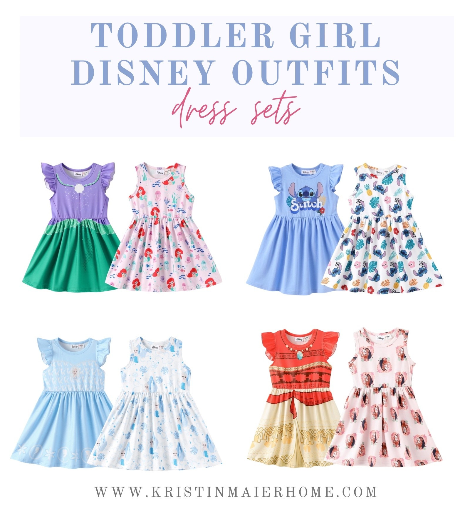 Disney toddler girl dress sets. Spring break.

#LTKKids #LTKTravel