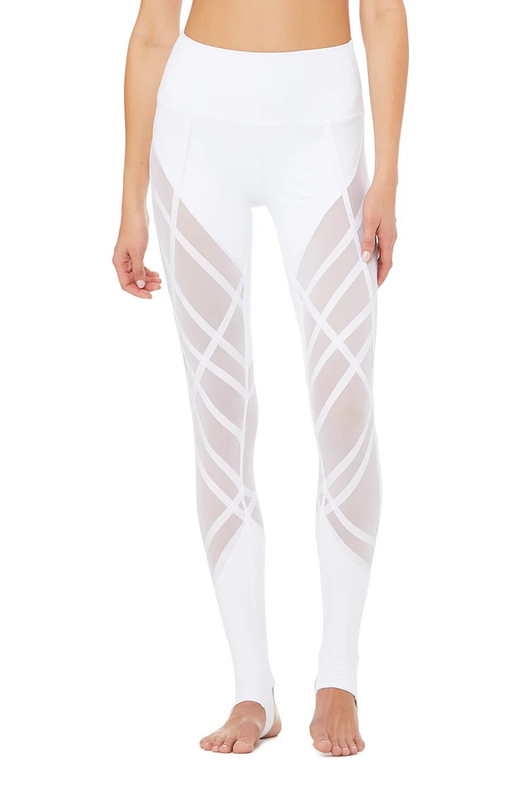 High-Waist Wrapped Stirrup Legging | Alo Yoga (US)