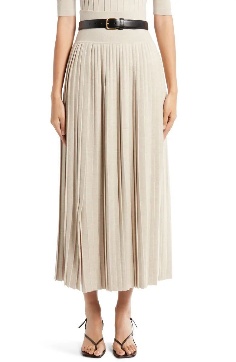The Row Coraline Wool Blend Knit Skirt | Nordstrom | Nordstrom