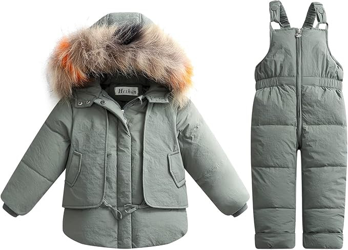 Kids Winter Pants And Jackets Toddler Girl Snowsuit Winter Coat | Amazon (US)