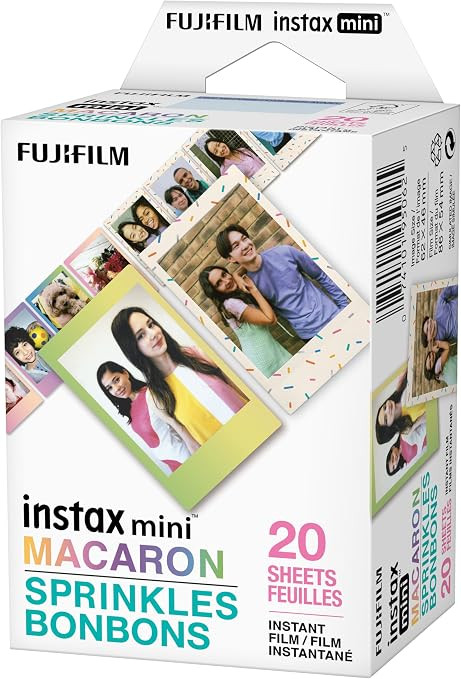 FUJIFILM INSTAX MINI Instant Film Pack Macaron/Sprinkles (20 Exposures) | Amazon (CA)