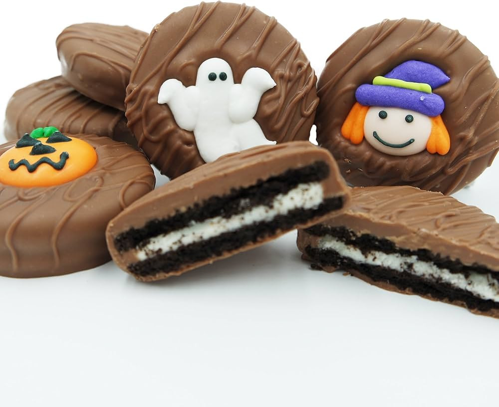 Philadelphia Candies Milk Chocolate Covered OREO Cookies, Halloween Assortment (Cute Witch, Ghost... | Amazon (US)