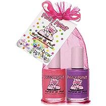 Piggy Paint 100% Non-toxic Girls Nail Polish - Safe, Chemical Free Low Odor for Kids, Rainbow Sprink | Amazon (US)