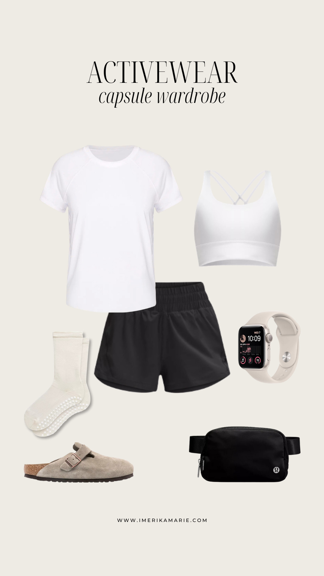 Activewear Capsule Wardrobe. Activewear outfit. Fitness outfit. Gym outfit. Pilates outfit. Hiking outfit. Running outfit. Fitness shoes. Fitness bag. Gym shoes. Gym bag. 

 

#LTKActive #LTKPetite #LTKStyleTip