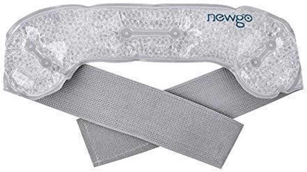 NEWGO Ice Pack for Head, Migraine Ice Pack Headband with Gel Bead & Soft Plush Backing, Hot or Cold  | Amazon (US)