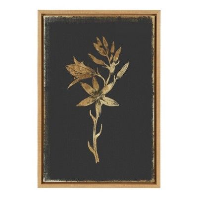 16&#34; x 23&#34; Carmass and Wild Hyacinth Framed Canvas Wall Art - Amanti Art | Target
