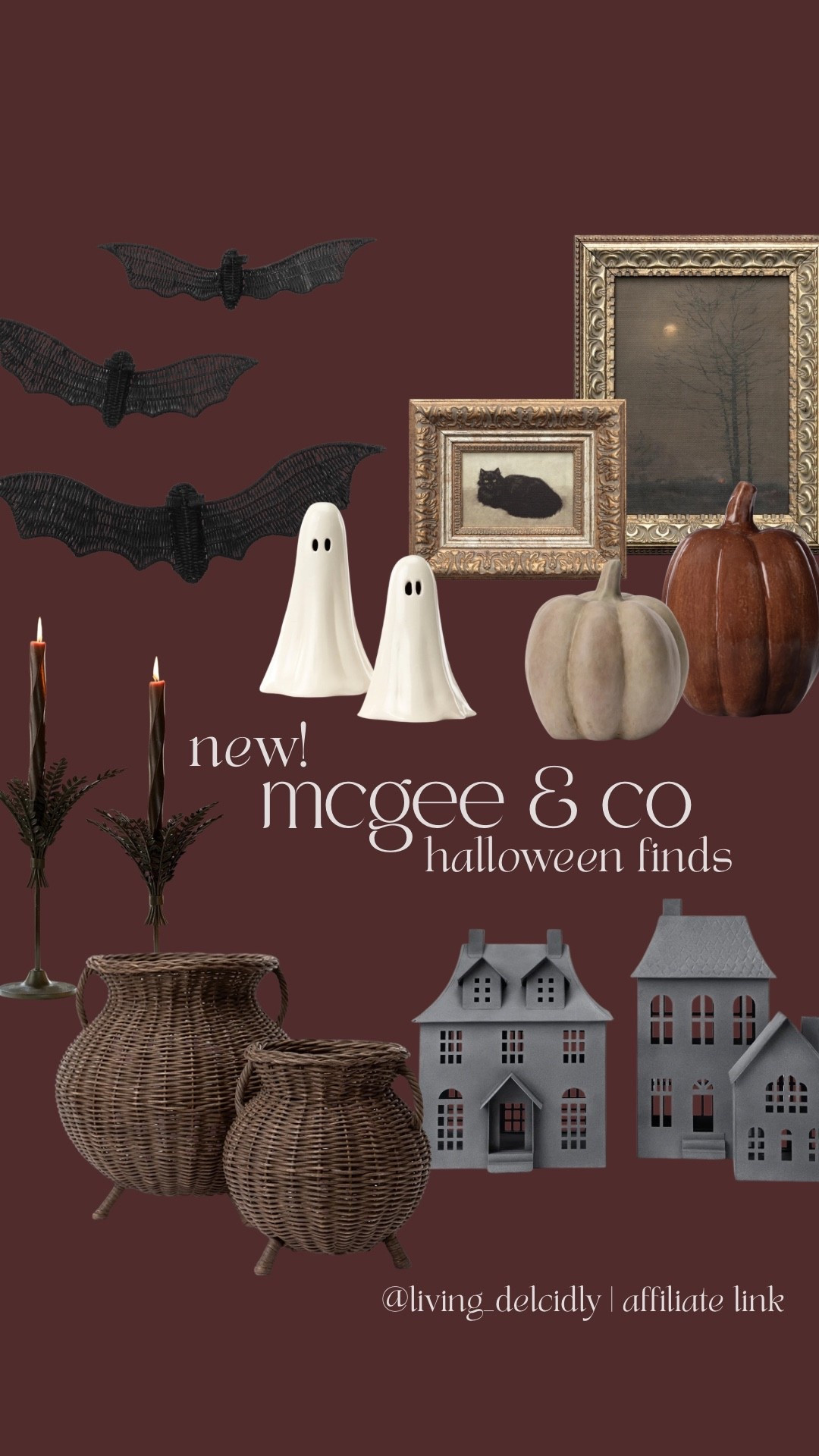 OH EM GEE — this new Halloween drop from McGee & Co is too good!! 🤌🏽 But look at the wicker cauldrons!!

Halloween decor, fall decor, console styling, shelf styling, Halloween art

#LTKHome #LTKSeasonal