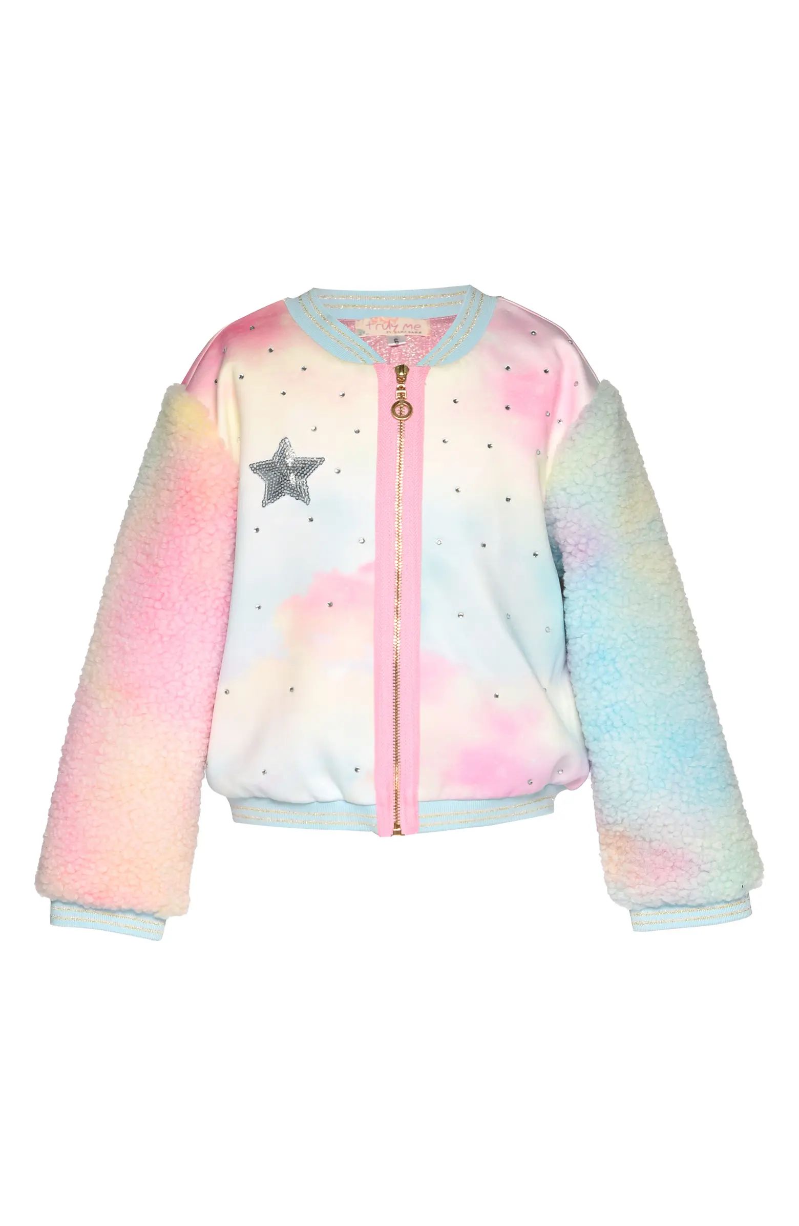 Kids' Unicorn Mixed Media Jacket | Nordstrom