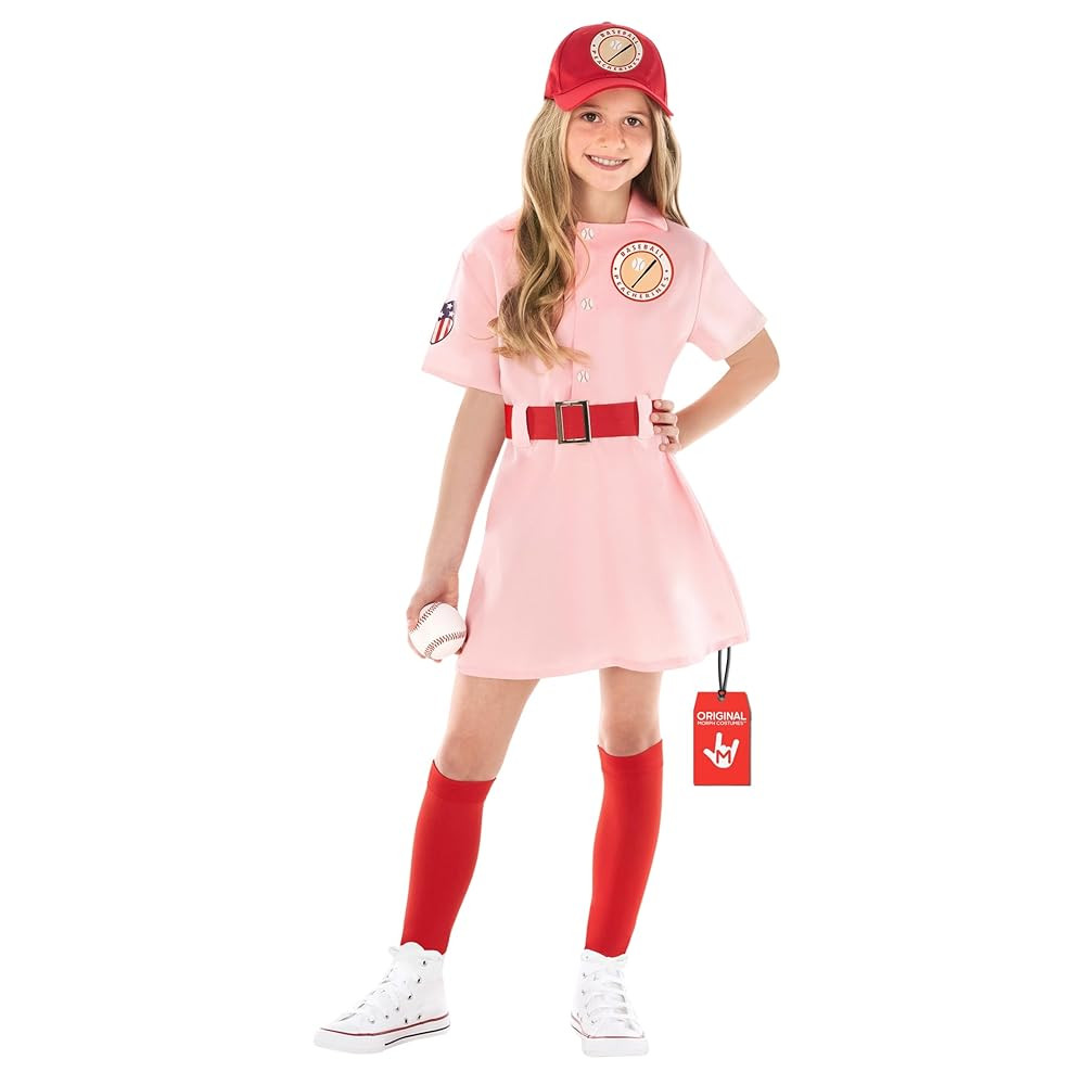 Morph - Pink Baseball Player Costume For Kids, Softball Halloween Costumes For Girls, Movie Chara... | Amazon (US)