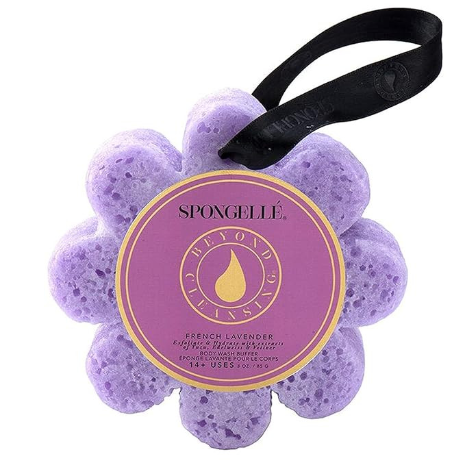 Spongelle Wild Flower 14+ Uses Body Wash Buffer, French Lavender, 4.25" x 1.25" | Amazon (US)