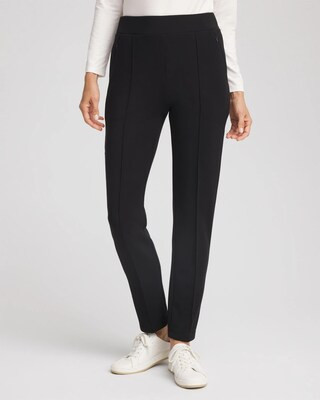 Women's Pintuck Ankle Pants in Black | Chico's Zenergy | Chico's