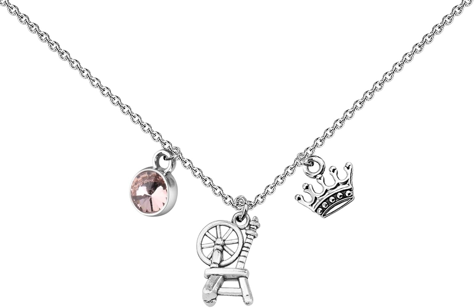 UJIMS Sleeping Princess Movie Merch Princess Inspired Necklace Fairy Tale Princess Gift Sleeping ... | Amazon (US)