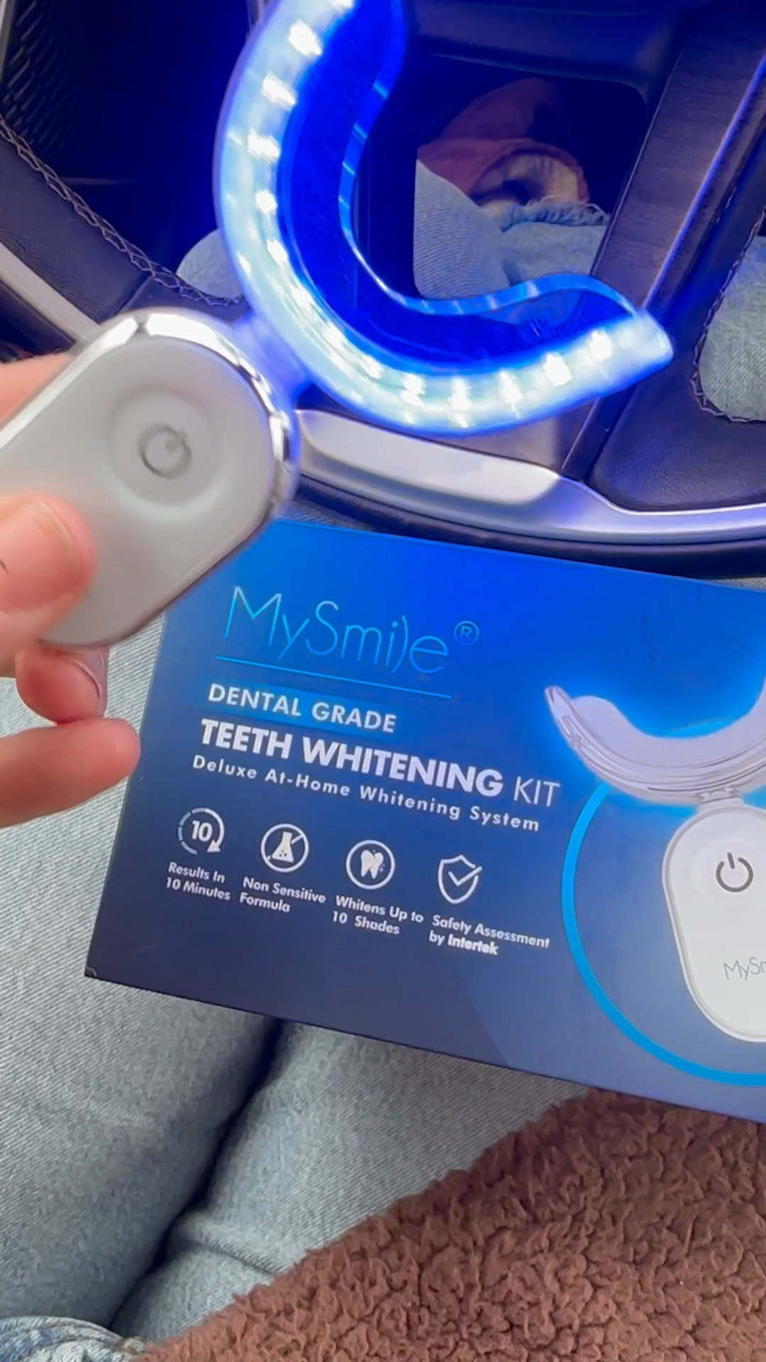 When your teeth get so much whiter that the dentist has to switch your crown to a lighter color 😳🤍 This whitening routine has been a game changer for me — sharing it here!