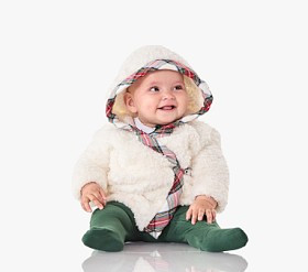 Stewart Plaid Nursery Robe (3-9 months) | Pottery Barn Kids