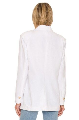 BB Dakota by Steve Madden Linen On The Edge Blazer in White from Revolve.com | Revolve Clothing (Global)