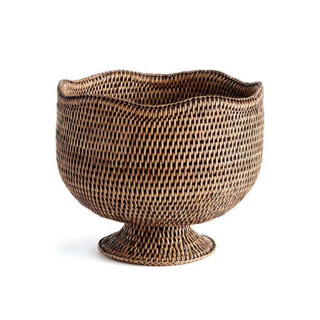 Sconset Footed Cachepot - Chestnut | Cailini Coastal