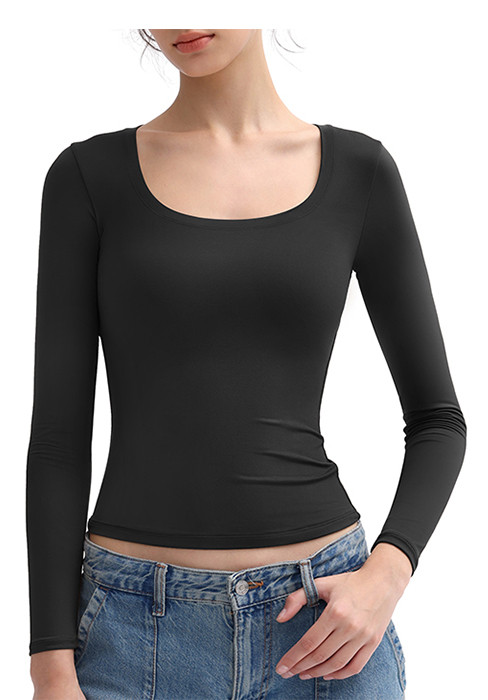 PUMIEY Women's Oversized Long Sleeve T Shirts Crew Neck Loose Fit Tops Casual Basic Tee Mirror Co... | Amazon (US)