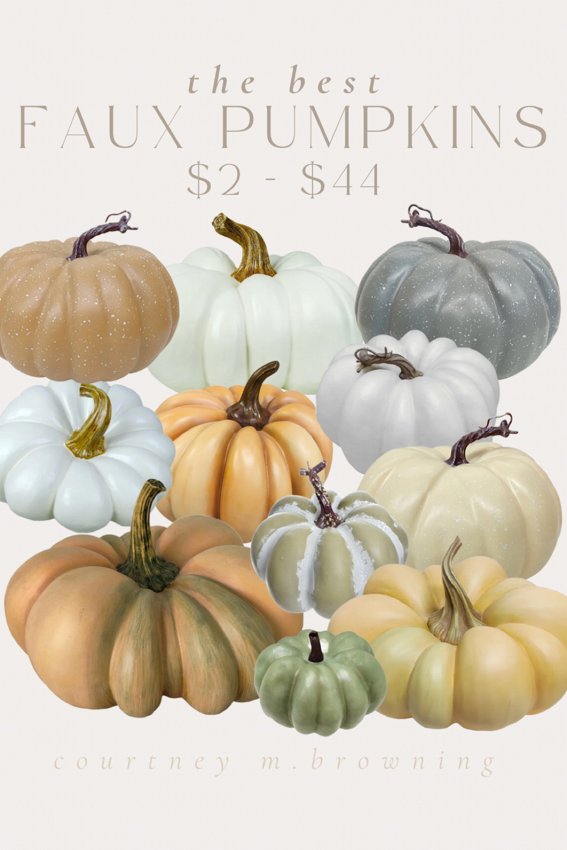 The best faux pumpkins at every price point! Faux pumpkins, fall decor, fall porch, decorative pumpkins, fall home decor, neutral decor, cinderella pumpkins, realistic pumpkins 

#LTKfindsunder50 #LTKhome #LTKSeasonal