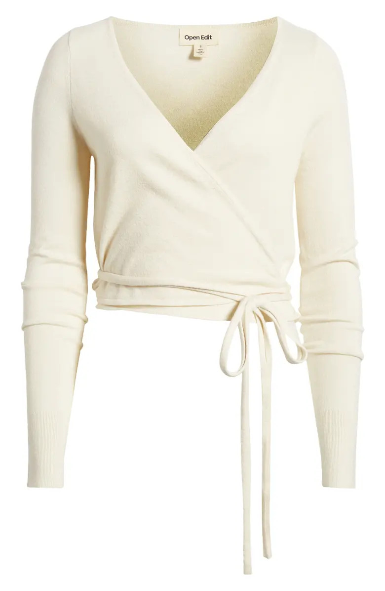 Open Edit Wrap Sweater | Nordstrom | Nordstrom