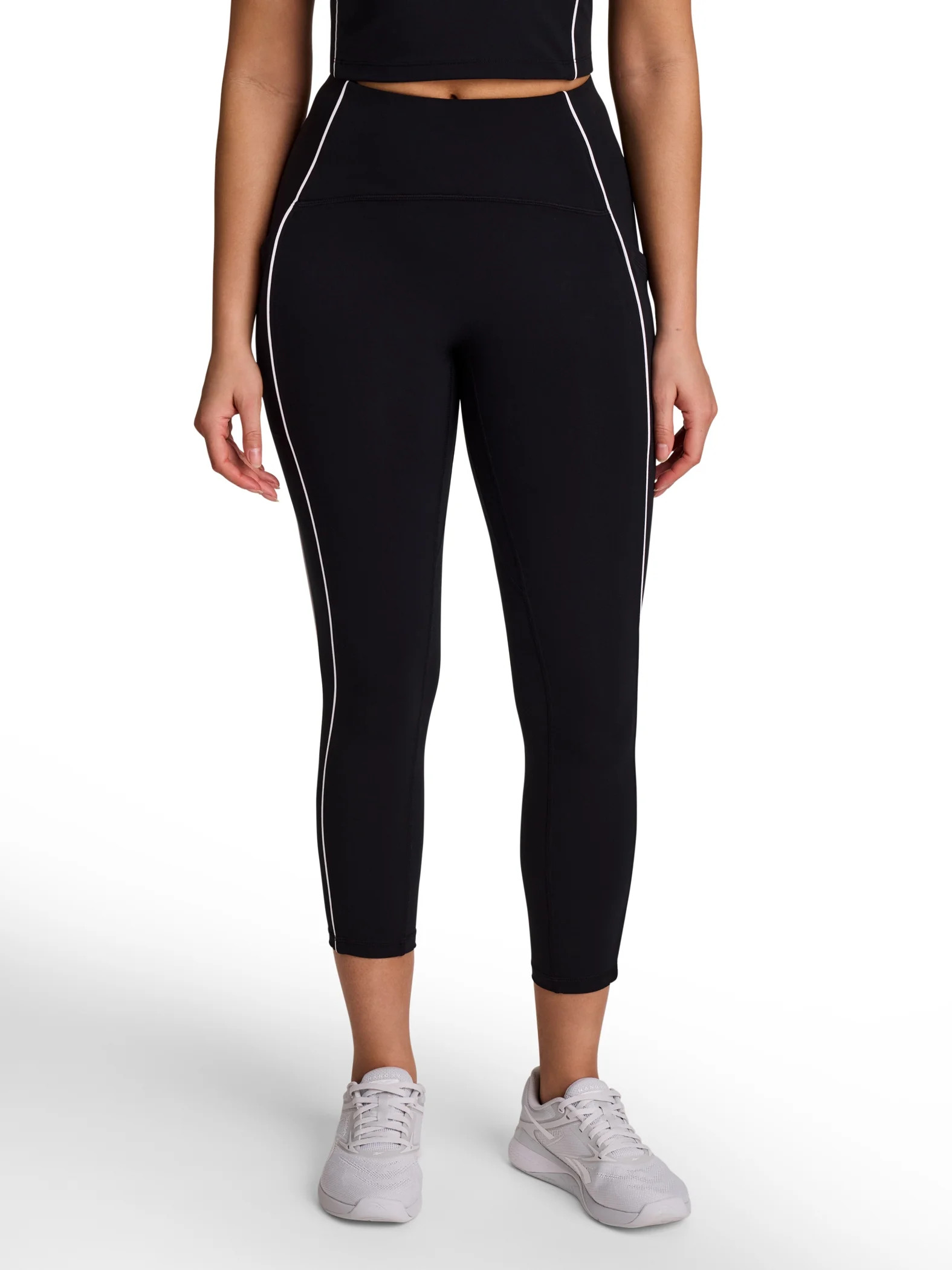 Reebok Women's and Women's Plus Team Player High Rise Capri Legging, Sizes XS-4X - Walmart.com | Walmart (US)