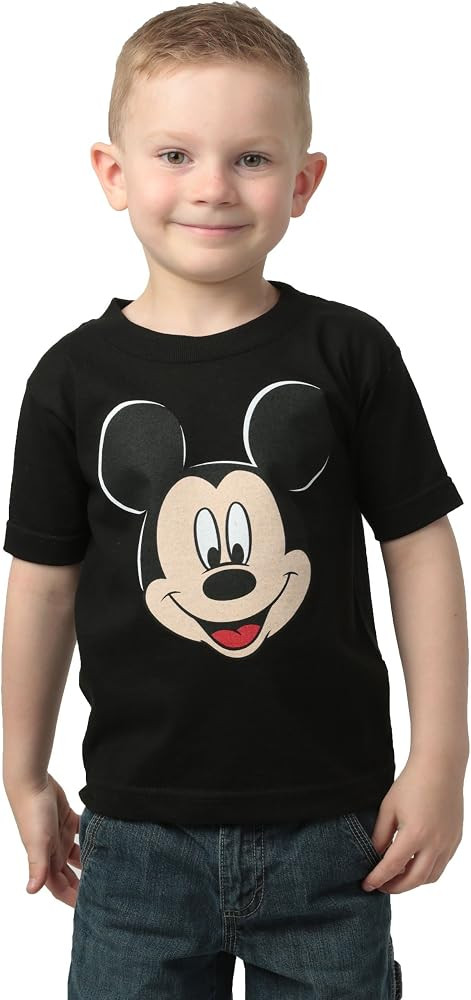 Disney Toddler Boys' Mickey Mouse Big Face Short-Sleeve T-Shirt | Amazon (US)