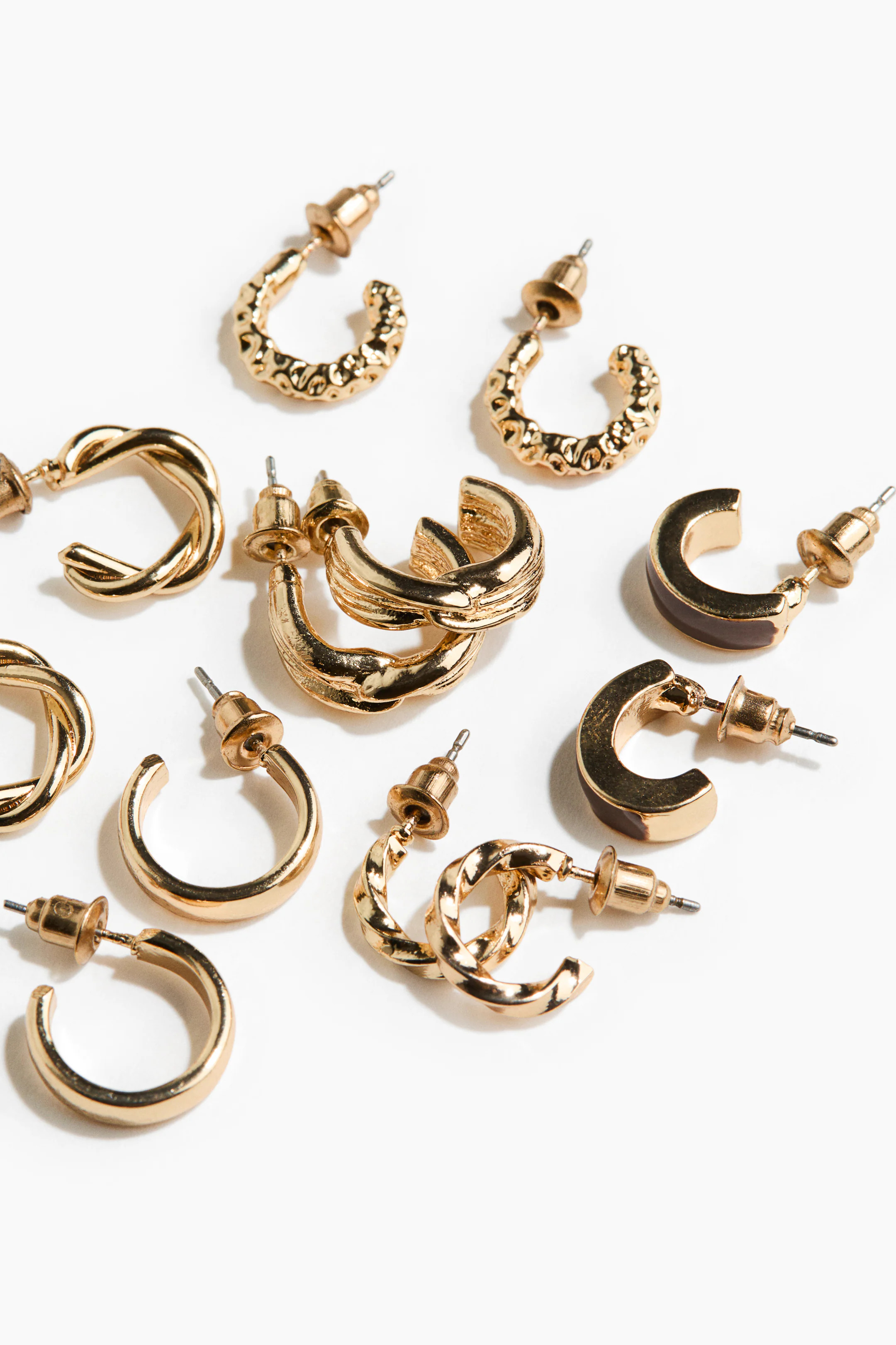 6-Pack Hoop Earrings | H&M (US + CA)