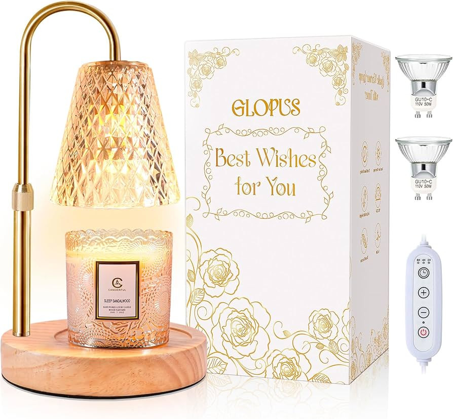 Candle Warmer Lamp with Timer, Stocking Stuffers for Women, Mom Gifts for Women Mom Christmas, Ad... | Amazon (US)