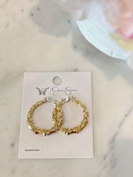 New bamboo hoop earrings under $10! 

#LTKstyletip #LTKsalealert #LTKfindsunder50