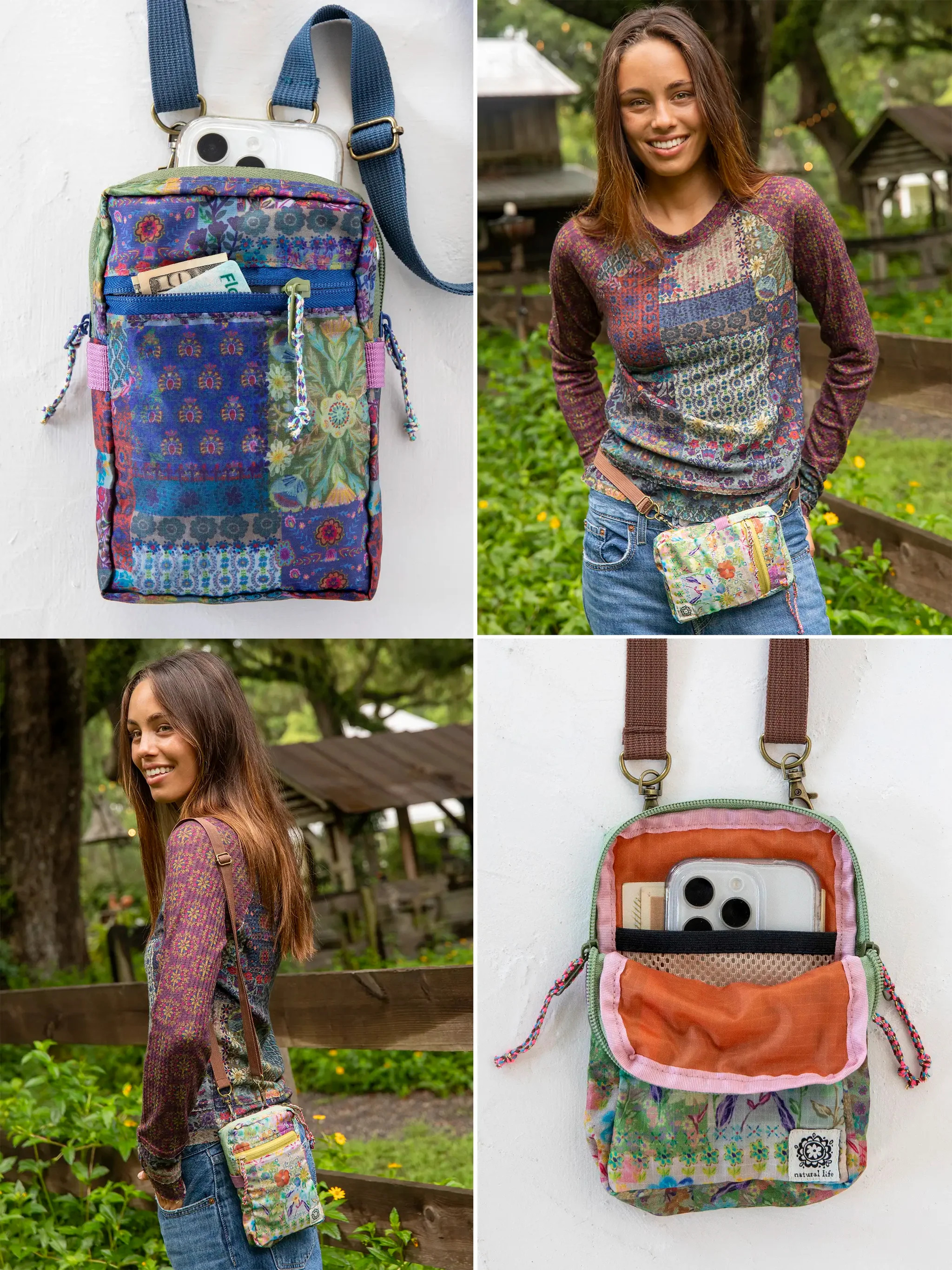 8-in-1 Pocket Crossbody | Natural Life