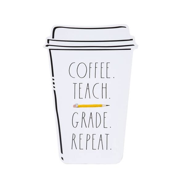 Rae Dunn Coffee Cup TEACHER Themed Desktop Décor | Bed Bath & Beyond