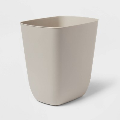 3gal Open Vanity Waste Basket Gray - Brightroom™: Compact Plastic Indoor Trash Can, Matte Finish, Small Size, 3 Gallon Capacity | Target