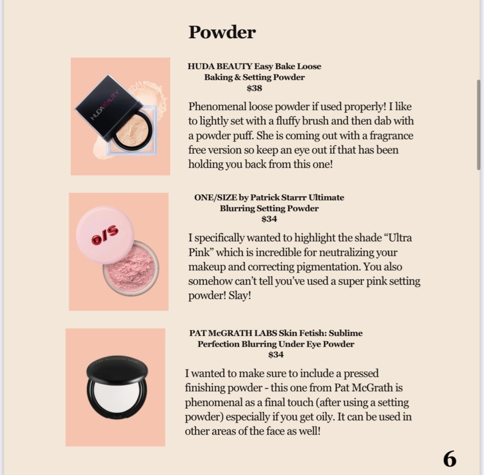 Powder picks! 

#LTKxSephora