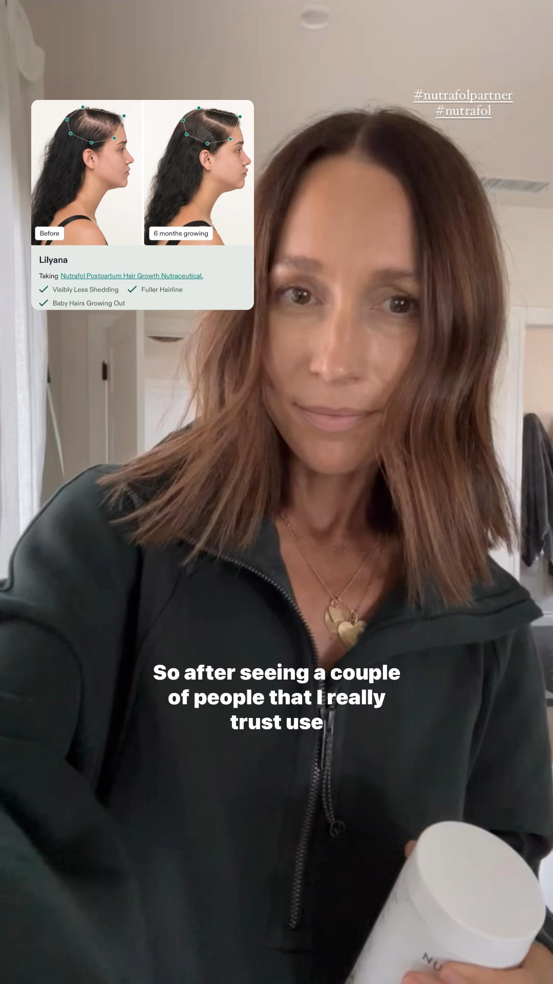 I’ve been using @nutrafol for the past several weeks and looking forward to see how it can help with hair shedding and overall hair health. 

@Nutrafol, which is a daily supplement that promotes hair growth with drug free ingredients like Ashwagandha, marine collagen peptides, saw palmetto, and Curcumin. Over the past year,  I’ve been experiencing hair thinning and shedding, especially in the hair line, and I experience a lot of shedding every time I wash my hair. I love that it is science backed and clinically tested, which is why I feel confident it can help get to the root cause of my hair shedding. If you also have hair issues like me, you can tap the link to get $50 off your first 3 months or $106 off the first 6 months, that’s a 3-6 month supply setting you up for consistency & success. #nutrafolpartner #nutrafol

#LTKOver40