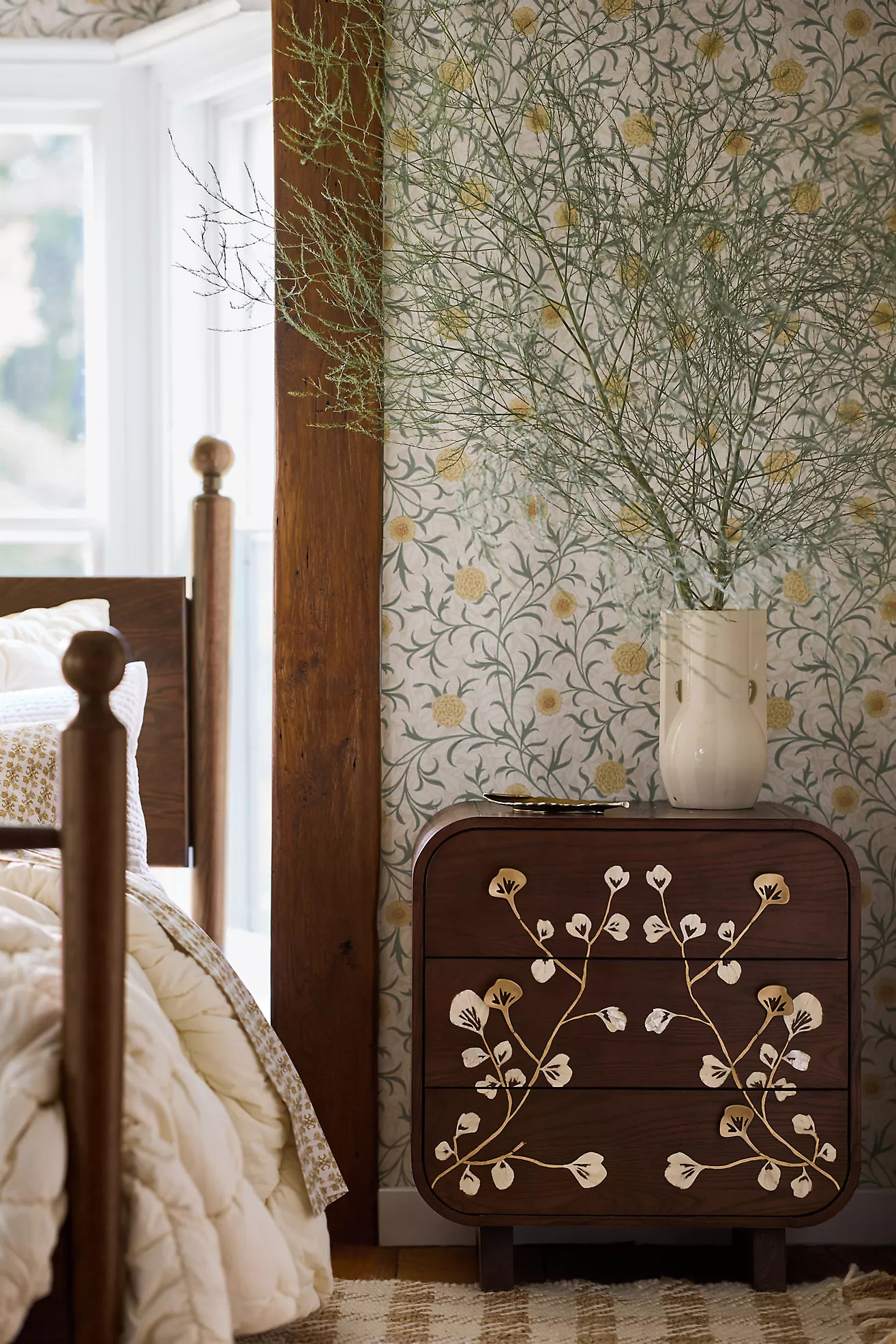 Toulouse Bone Inlay Three-Drawer Dresser | Anthropologie (US)
