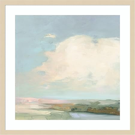 Amanti Art Framed Wall Art Print (25x25) Colorful Horizon II Blue by Julia Purinton Framed Poster... | Amazon (US)