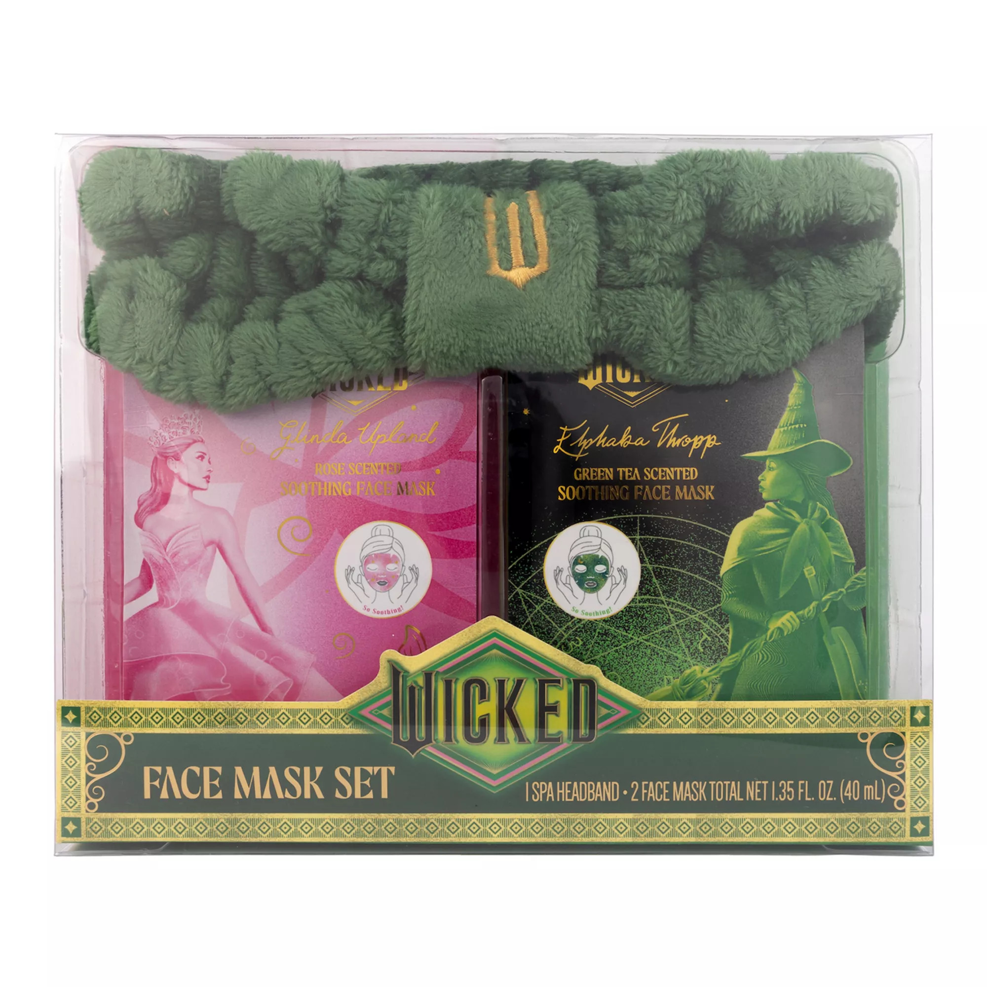 Wicked The Movie Facemask & Headband Spa Set | Kohl's