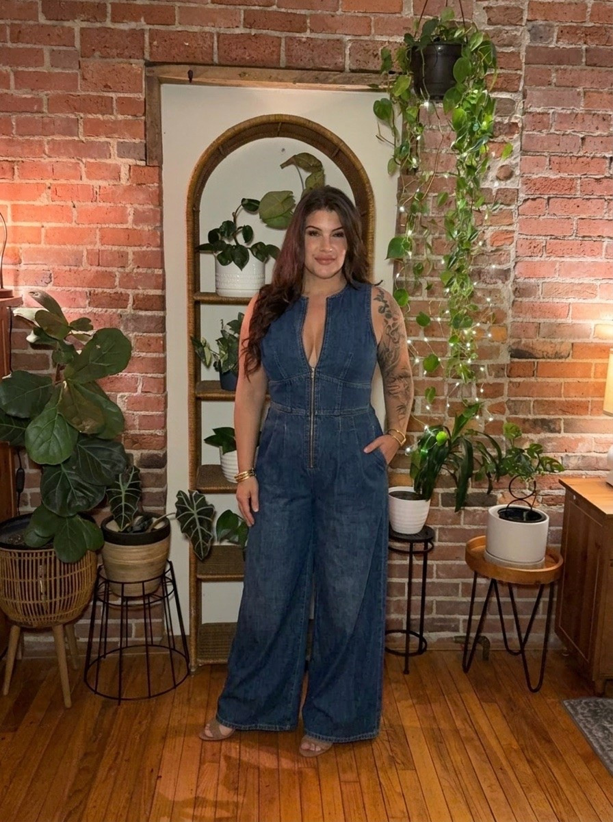 Minimum effort, maximum result!

- Elegant Denim Jumpsuit -

#LTKMidsize #LTKOver40 #LTKootd