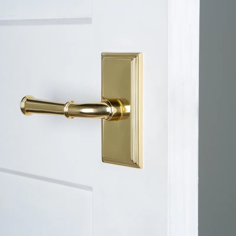 Grandeur Carré Plate Single Dummy with Georgetown Lever | Wayfair North America