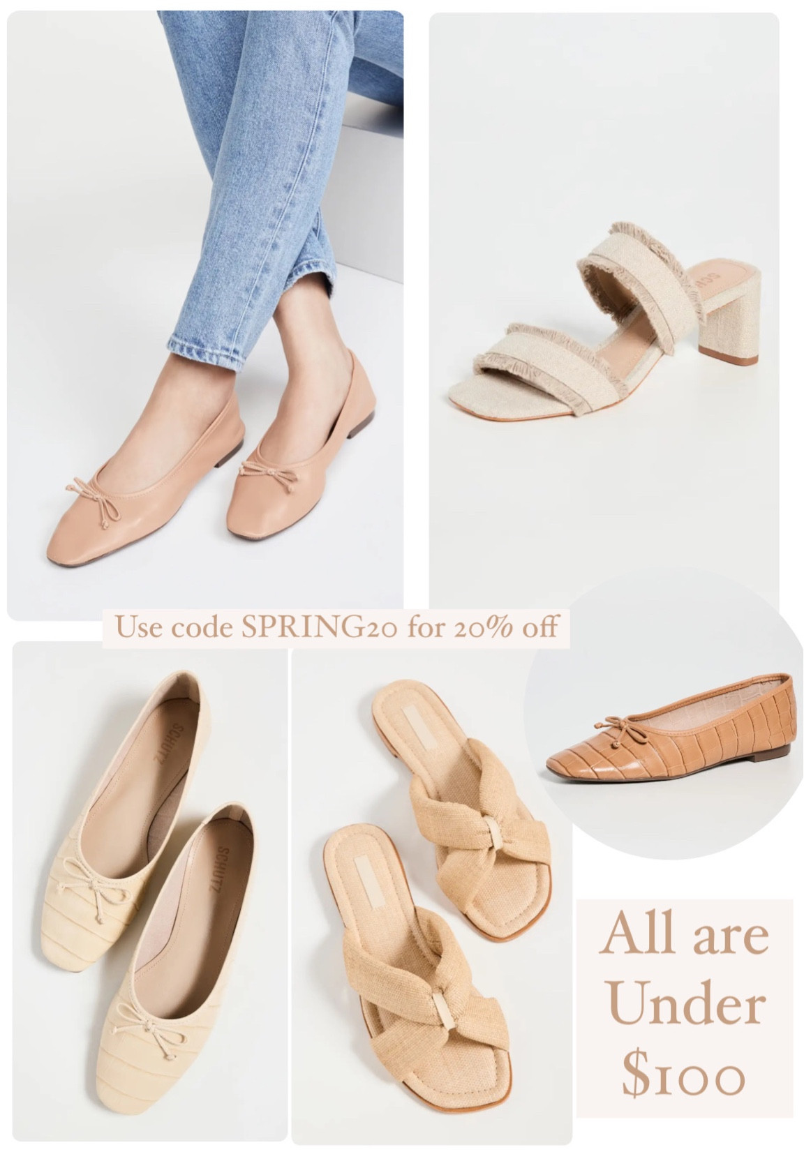 Use code SPRING20 for 20% off select styles at Shopbop 

#LTKfindsunder100 #LTKsalealert