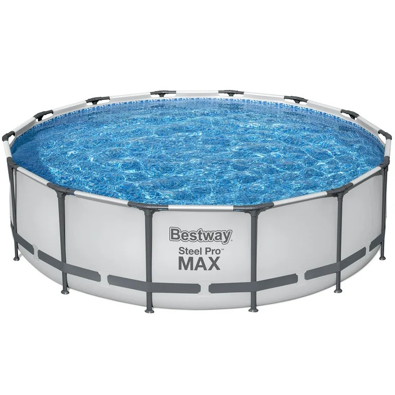 Bestway: Steel Pro MAX 14' x 42" Above Ground Pool Set - 3440 Gallon, Outdoor Family Pool, Corros... | Walmart (US)