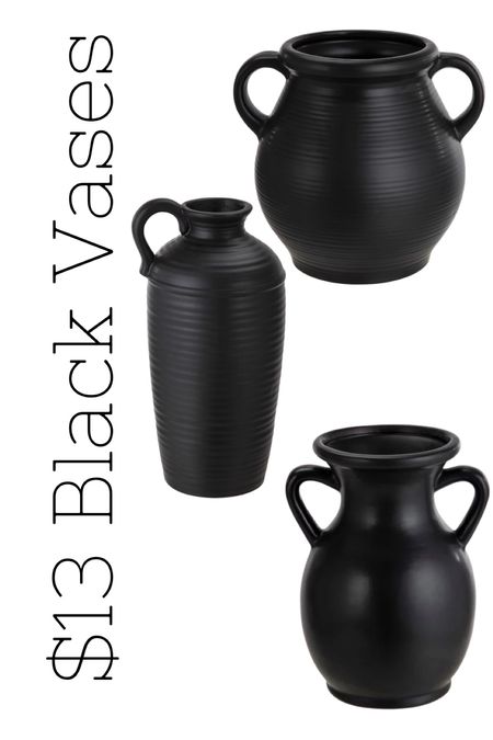 These black vases from Walmart are only $13 each and available to ship, such a great price!

Home decor

#LTKsalealert #LTKFind #LTKhome