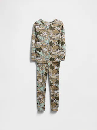 babyGap 100% Organic Cotton Dino PJ Set | Gap Factory